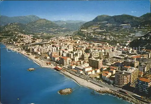 Ventimiglia Italien Panorama aereo e lungomare Riviera dei Fiori Kat. Italien