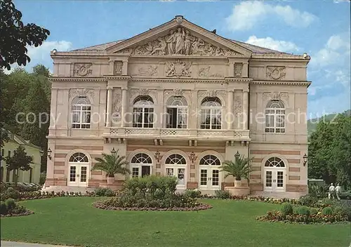 Baden Baden Theater Fassade Kat. Baden Baden