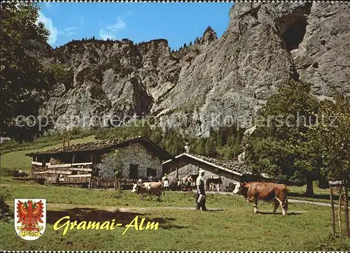 Pertisau Achensee Gramai Alm Bewirtschaftete Alm aus 16. Jhdt. Karwendelgebirge Kat. Eben am Achensee