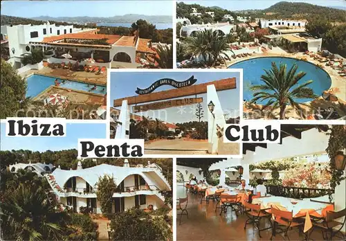San Antonio Abad Ibiza Penta Club Swimming Pool Ristorante Kat. Ibiza Spanien