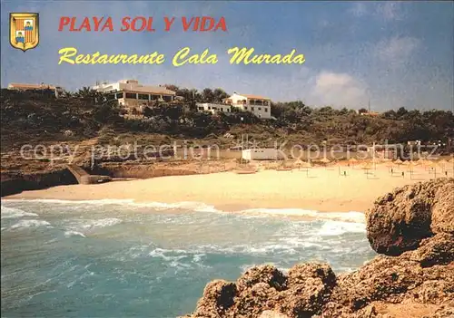 Cala Murada Restaurante Playa Bucht Strand Kat. Mallorca