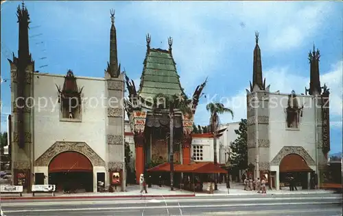 Hollywood California Graumans Chinese Theatre Kat. Los Angeles United States