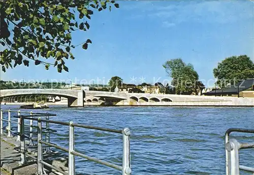 Huy la Meuse et le Pont de L`Europe Kat. Huy