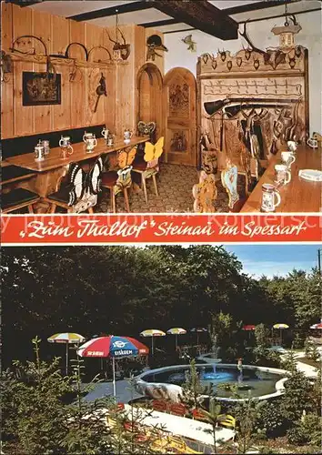 Steinau Spessart Zum Thalhof Restaurant Kat. Lohr a.Main