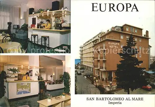 San Bartolomeo al Mare Hotel Europa Kat. Imperia
