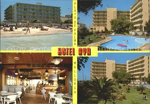 Playa de Palma Mallorca Hotel Aya Kat. Spanien