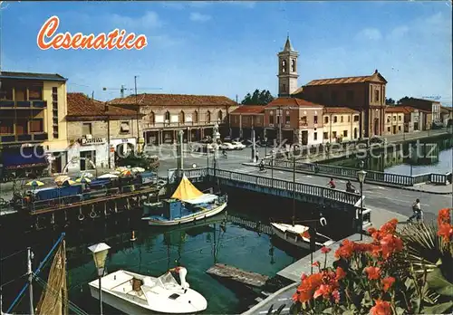 Cesenatico Porto Canale e Piazza Pisacane Kat. Italien