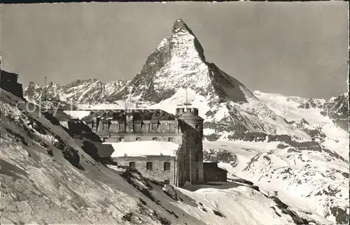 Zermatt VS Kulmhotel Gornergrat Matterhorn  Kat. Zermatt