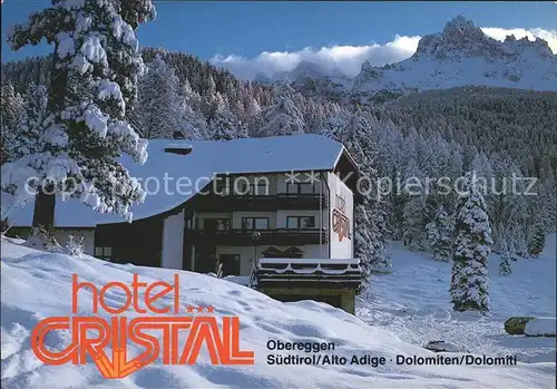 Obereggen Suedtirol Hotel Cristal 