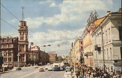 Leningrad St Petersburg Newski  Prospekt Kat. Russische Foederation