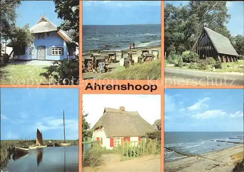 Ahrenshoop Ostseebad Kunstkaten Strand Kirche Kat. Ahrenshoop