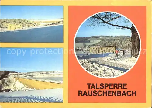 Rauschenbach Neuhausen Talsperre / Neuhausen Erzgebirge /Mittelsachsen LKR