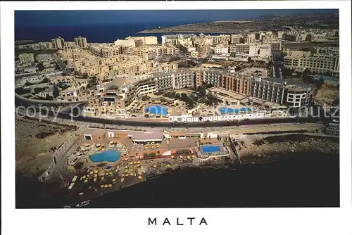 Malta Fliegeraufnahme Dolmen Hotel Kat. Malta