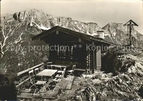 Paulshuette Kneifelspitze Untersberg  Kat. Berchtesgaden
