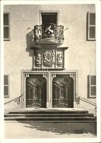 Konstanz Bodensee Altes Rathaus Portal Wappen  Kat. Konstanz