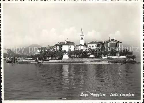 Lago Maggiore Isola Pescatori Kat. Italien