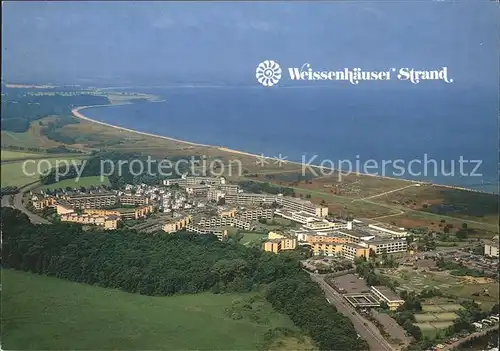 Weissenhaeuser Strand Fliegeraufnahme Kat. Wangels