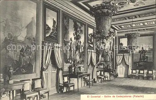 El Escorial Palacio Salon de Embajadores Wandgemaelde Kat. Spanien