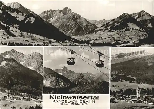 Kleinwalsertal Alpenpanorama Kanzelwandbahn Kat. Oesterreich