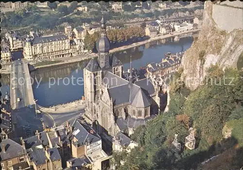 Dinant Wallonie Zidadelle Kirche und Bruecke Kat. Dinant