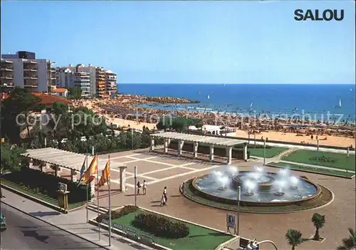 Salou Paseo y fuente luminosa Kat. Tarragona Costa Dorada