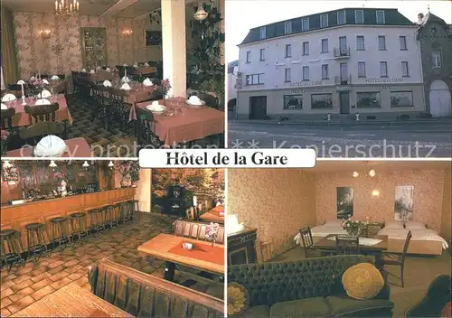 Consdorf Hotel de la Gare Theke Speiseraum Doppelzimmer Kat. Luxemburg
