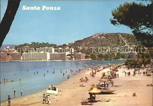 Santa Ponsa Mallorca Islas Baleares Strand Kat. Calvia