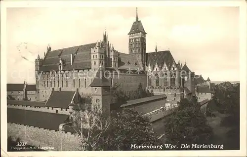 Marienburg Westpreussen  Kat. Malbork Polen