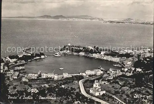 Ischia Fliegeraufnahme Hafen Kat. 