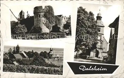 Dalsheim Burg Stadtmauer Kirche