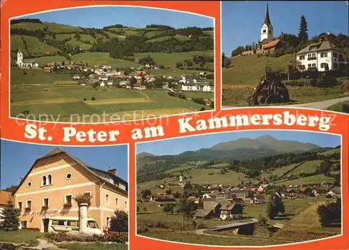 St Peter Kammerberg Teilansichten Kirche Kat. Murau