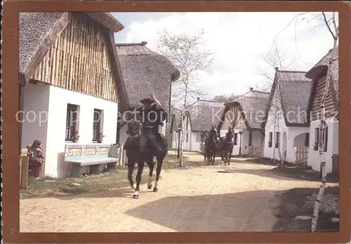 Zamardi Reiterdorf Galopp Reiter Pferdekutsche Kat. Zamardi Balaton Plattensee