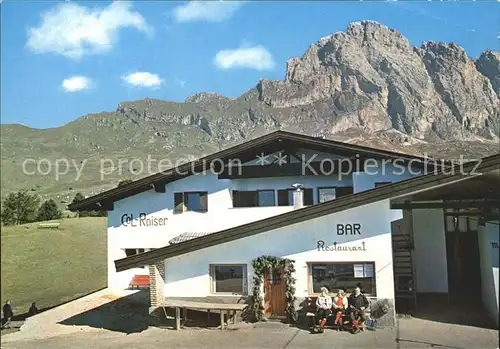 Val Gardena Col Reiser Bar Ristorante Kat. Italien