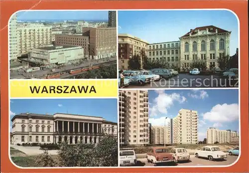 Warszawa Dom Handlowa Sezam Gmach Wydzialu Antoniego Jablonskiego Mokotowskie osiedle Sluzew Nad Dolinka Kat. Warschau Polen