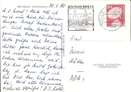 Bad Melle Osnabrueck Heimatmuseum Kat. Melle