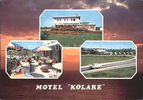 Smederevo Jezava Podunavlje Motel Kolare Terrasse Strasse Kat. Serbien