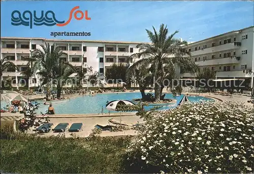 Palma Nova Mallorca Apartamentos Aqua Sol Swimmingpool