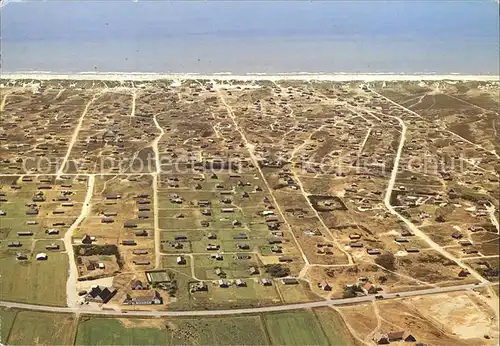 Hvide Sande Bjerregaard Fliegeraufnahme Kat. Daenemark