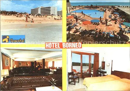 Cala Millor Mallorca Hotel Borneo Strandpartie Swimmingpool Zimmer Hotelhalle Kat. Islas Baleares Spanien