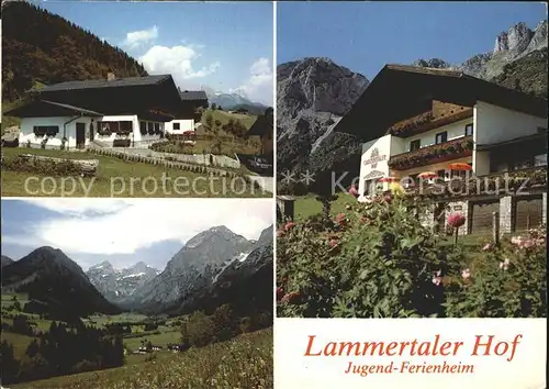 Lungoetz Annaberg Lammertalr Hof Jugend Ferienheim Panorama Kat. Annaberg Lungoetz Lammertal