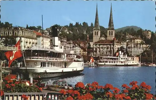 Luzern LU Schweizerhofquai Hofkirche Kat. Luzern