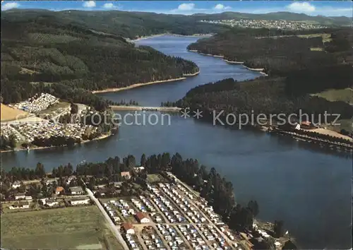 Sorpesee Sauerland Fliegeraufnahme Kat. Sundern (Sauerland)