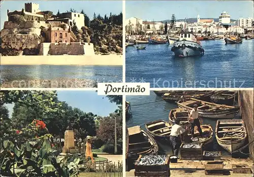 Portimao Hafen Parkanlage Burg Kat. Portugal