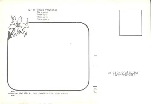 Andorra Plaza Nova Kat. Andorra