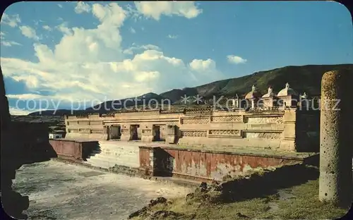 Mitla Ruins of a Zapotecan Temple at Mitla Kat. Oaxaca