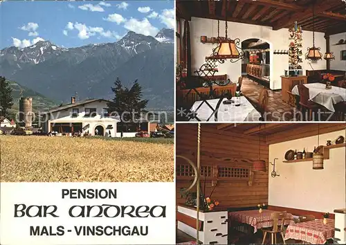 Mals Suedtirol Pension Bar Andrea Kat. Mals Vinschgau