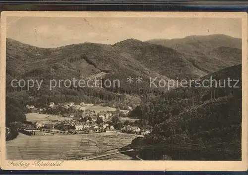 Guenterstal Freiburg Fliegeraufnahme Hotel Pension Kyburg Kat. Freiburg im Breisgau