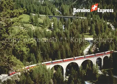 Rhaetische Bahn Bernina Express Berguen Preda Kat. Eisenbahn
