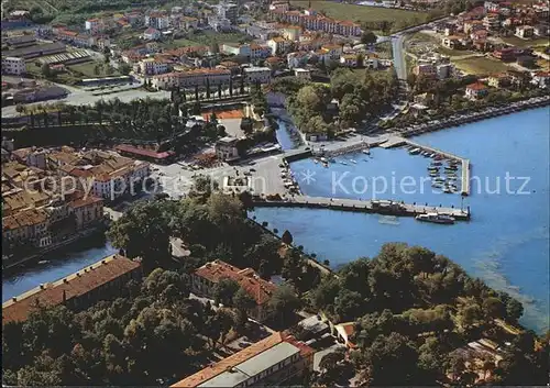 Peschiera Fliegeraufnahme Kat. Lago di Garda Italien