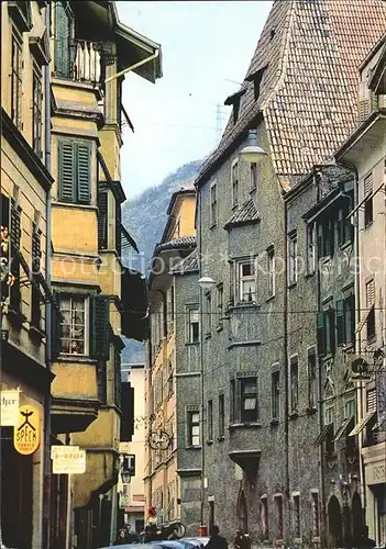 Bozen Suedtirol Bindergasse  Kat. Bozen Suedtirol